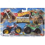 Carro Fun Hot Wheels Monte Seu Monster Truck Vermelho - F0082-6