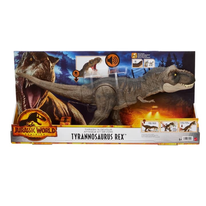 Brinquedo Dinossauro T-Rex 42cm Dino World - Cotiplás 2088