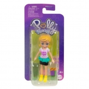 Saia Preta Blusa Branca Listra Polly - Mattel FWY19-HKV79