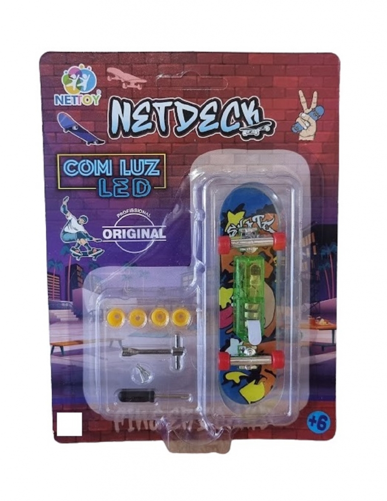 Skate de Dedo Profissional Netdeck - Nettoy - Ifcat ToyStore