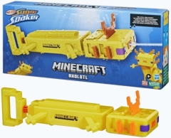 Axolotl Lança Água Nerf Supersoaker Minecraft - Hasbro F7601