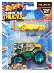 Hound Hauler Monster Truck E Carrinho Hot Wheels - Mattel GRH81-HKM12