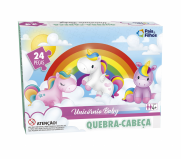 Quebra Cabeça 24 Pcs Unicórnio Baby - Pais e Filhos 2157-1