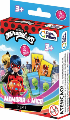 Memória Mico Ladybug - Pais e Filhos 790765-1