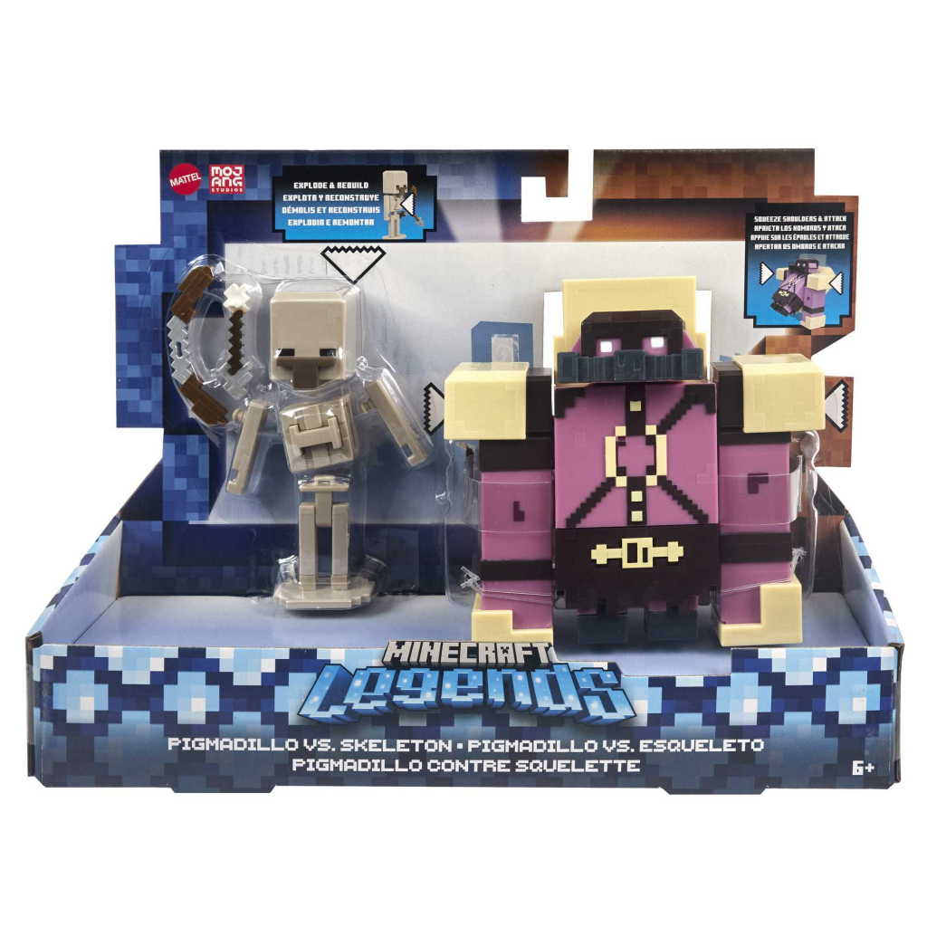 Boneco minecraft mattel