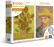Qc 1000Pc Van Gogh Retrato E Girassois - Toyster 002882
