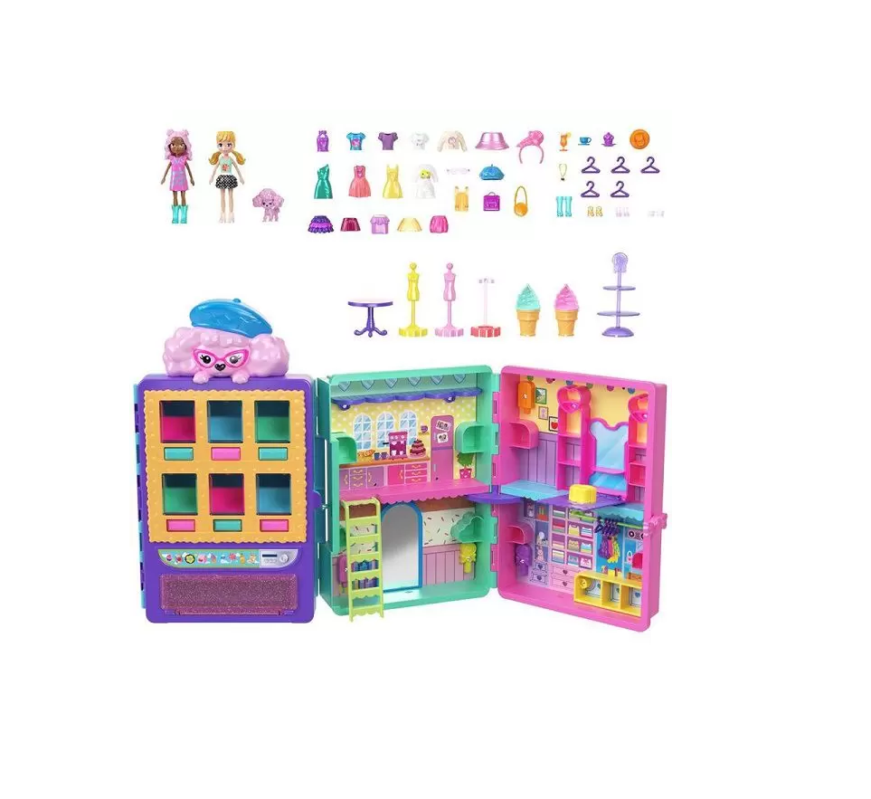 Boneca Polly Pocket Conjunto Doce Serviço de Moda HKW12 - Star Brink  Brinquedos