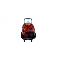 Mochila De Rodinhas Preta Spider Man - Xerius 11660