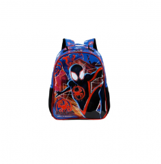Mochila Azul E Preto Spider Man - Xerius 11682