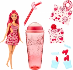 Barbie Reveal Color Pop Juicy Melancia - Mattel HNW40-HNW43