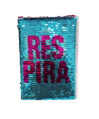 Respira Não Pira Caderno Lantejoulas - Polibrinq SCB01