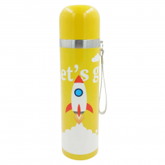 Foguete Garrafa Amarela Inox - C3b CB1035