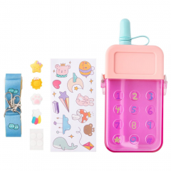 Bege E Lilás Garrafa Infantil Números - C3b CB3128