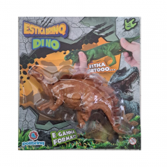 Stegosaurus Estica Brinq Dino Sortido - Polibrinq AN2026