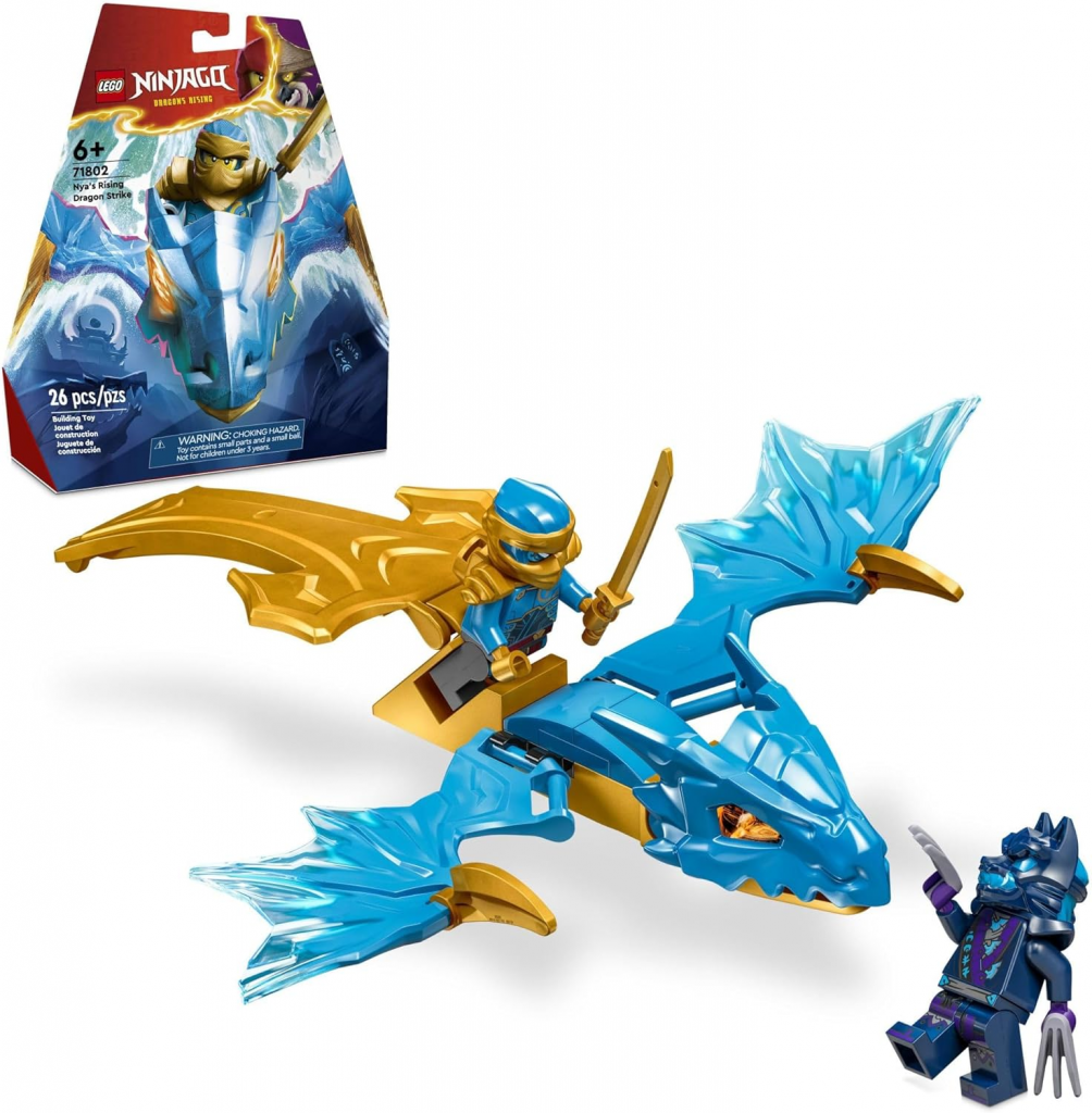 Ninjago Ataque Do Dragão Ascendente De Nya - Lego 71802 - Noy
