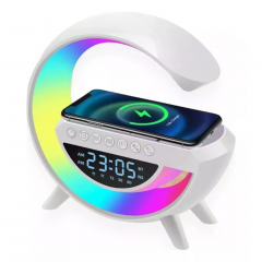 Luminária Led Carregador Sem Fio Som Bluetooth- SP BT-3401