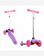 Lilás Patinete 3 Rodas C/Led - BBR Toys R2953