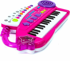 Teclado Musical Single Star Rosa - BBR Toys R2973