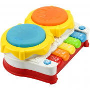Piano Tambor Musical 2 Em 1 Super Baby - BBR Toys R3320