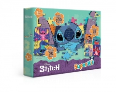 Stitch Super Kit Quebra Cabeça Dominó - Toyster 003237