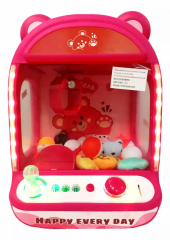Mini Máquina Rosa Pega Ursos Grande Cute Bear - SP MK-1599