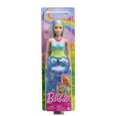 Cabelo Verde Vestido Azul Barbie - Mattel HRR07-HRR11