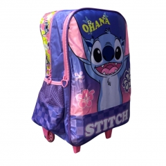 Mochila Stitch Com Rodas - Luxcel IC41542S-VIOLETA