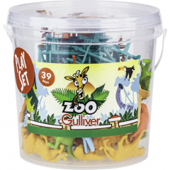 Zoologico Playset 30 Fig Arvore E Cercas - Gulliver 1040