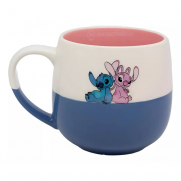 Caneca 350Ml Infusor Stitch E Angel - Zonacriativa 10026382