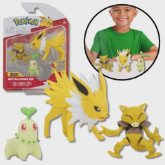 Abra + Cikorita + Jolteon Pokémon - Sunny 002603