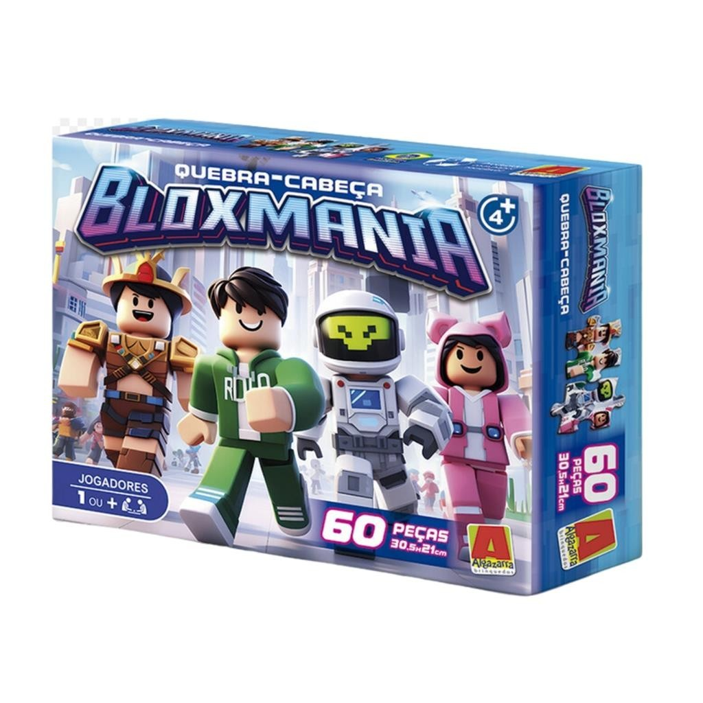 Quebra-Cabeça Bloxmania 60 Peças - Algazarra 3.03.1297 - Noy