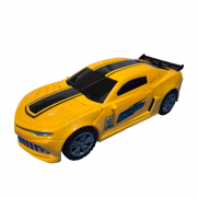 Carro Que Vira Super Robô Amarelo - ToyKing TK1588