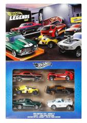 Coleção Com 6 Legends Tour Hotwheels - Mattel JBY78-9446