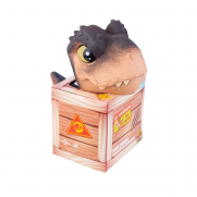 T-Rex Preto Mini Na Casinha Jurassic World - PUPEE 1489