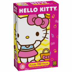 Qubra Cabeça 100 Peças Hello Kitty - Grow 04676