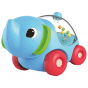 Carrinho Elefante Chocalho Animal - BBR Toys T032