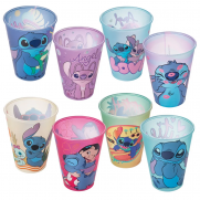 Copo Decorado Stitch Sortido 280Ml Disney - Plasútil 015832