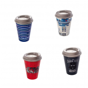 Star Wars Copo Com Tampa Bico 320 Ml - Plasútil 017411
