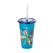 Divertidamente Copo Com Canudo 500 Ml - Plasútil 017412