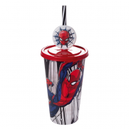 Homem Aranha Copo Refri Com Pin 500 Ml - Plasútil 017443