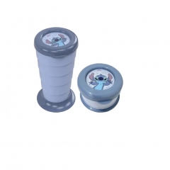 Copo Retratil Stitch 330 Ml Disney - Plasútil 017929