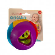 Bola Sensorial Chocalho Divertido - BBR Toys R3648