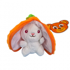 Chaveiro Pelúcia Coelho Vira Cenoura - BBR Toys R3770