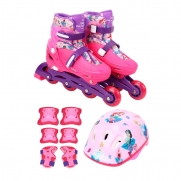 Patins 28/31 Princesas Disney Com Proteção - BBR Toys DI0004
