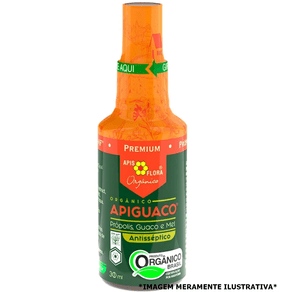 Apiguaco Orgânico - Própolis, Mel e Guaco Spray - (30mL) Apis Flora