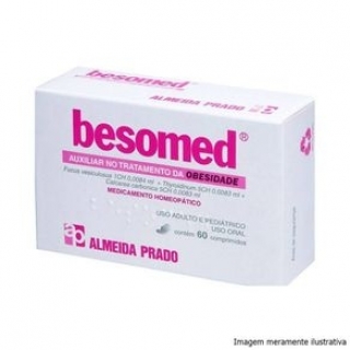 Besomed - Auxiliar no Tratamento da Obesidade (60 Comprimidos) - Almeida Prado