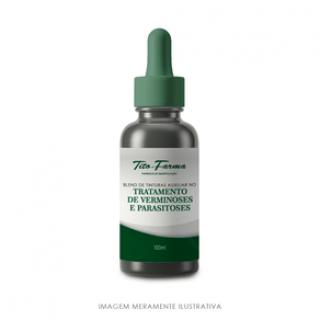 Blend de tinturas auxiliar no tratamento de verminoses e parasitoses - (100mL)