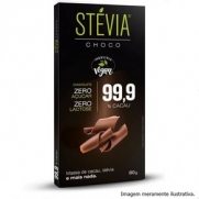 Chocolate Stévia 99,9% Cacau - 70g
