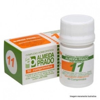 Complexo Homeopático Nº 11 (Fígado) 60 Comprimidos - Almeida Prado