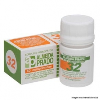 Complexo Homeopático Nº 32 (Reumatismo) 60 Comprimidos - Almeida Prado